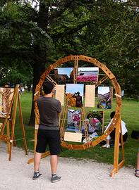 Grande espositore per mostre e manifestazioni 