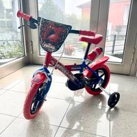 Bicicletta bambino spiderman 12” 3-5 anni