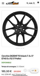 Sc@mbio Cerchi 17 5x112 con gomme 225/45/r17