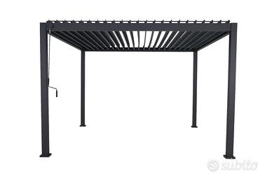 Pergola bioclimatica 3x3 antracite