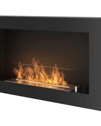 Camino a Bioetanolo da Parete 91x44x17 con Vetro