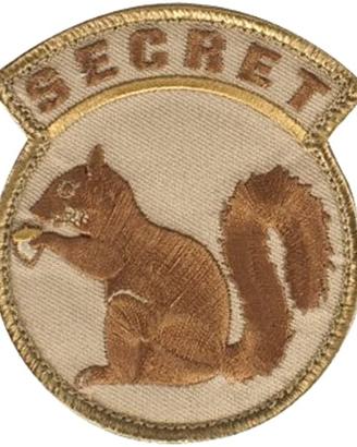 Patch MIL-SPEC MONKEY “Secret Squirrel” – tattica