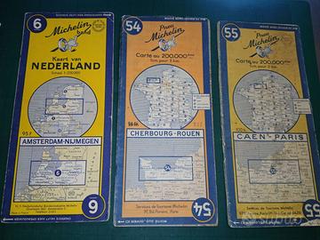 Lotto carte stradali vintage