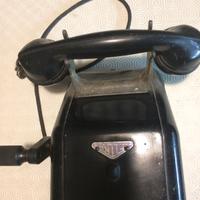 Modernariato telefono a manovella Fitre Milano