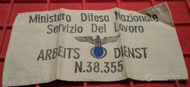 Fascia Da braccio RSI Arbeit Dienst Estrema rarità