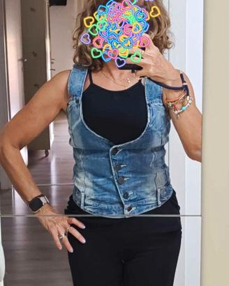 Gilet jeans tag. M