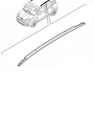Barre portapacchi fiat panda 2012/2026