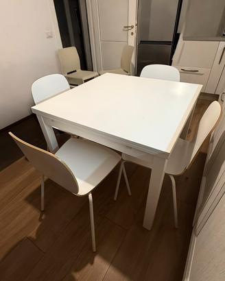 Tavolo da cucina 90x90 allungabile