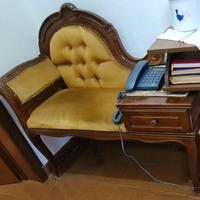 Divanetto Porta Telefono in legno