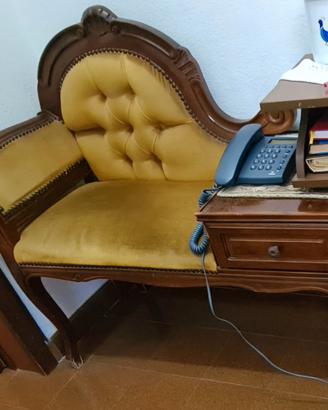 Divanetto Porta Telefono in legno