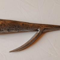 Antico uncino da fieno o disboscamento