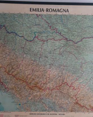 Cartina geografica Emilia Romagna