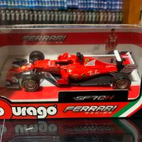 Ferrari SF70H Bburago F1 scala 1/43
