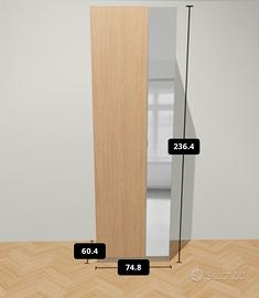 ARMADIO PAX IKEA INTERO MONTATO