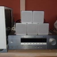 sistema home theatre completo di 5 casse e sub