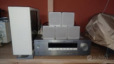 sistema home theatre completo di 5 casse e sub