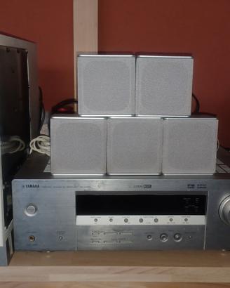 sistema home theatre completo di 5 casse e sub
