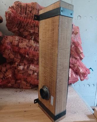 Plafoniera in legno