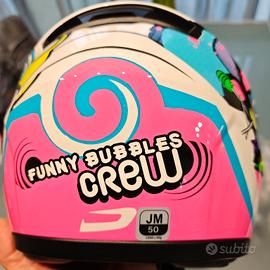 casco moto da bambina