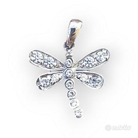 Ciondolo Libellula Argento 925 Punto Luce