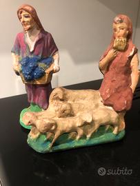 Statuine personaggi statue presepe in gesso