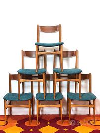 6 Sedie Vintage Anni 60 Made in Italy