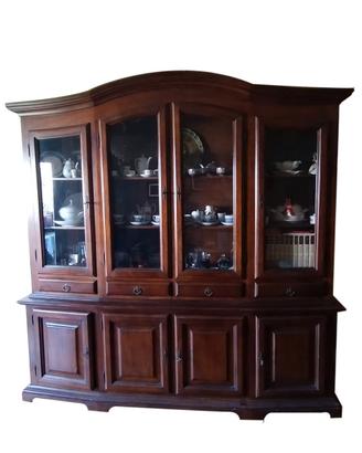 Credenza / Vetrina classica in legno massello