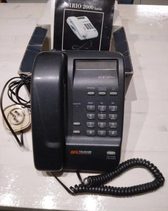 Telefono fisso Sirio 2000 Basic nero Telecom