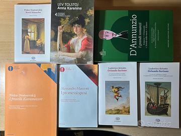 Libri di letteratura italiana e russa vari