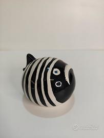 Scultura ceramica smaltata Pesce - Design - Firma