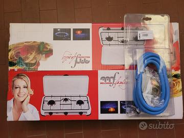 Fornello a Gas Melchioni Minerva 3 + Kit Completo