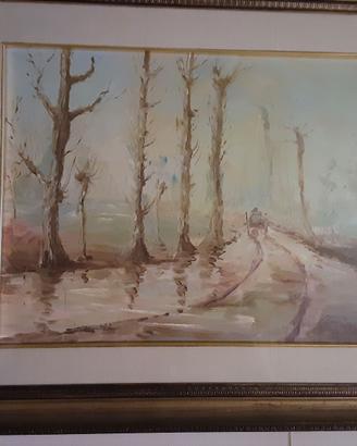 Quadro ad olio su tela - F. Fattorusso