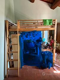 Letto a soppalco ikea 140cm