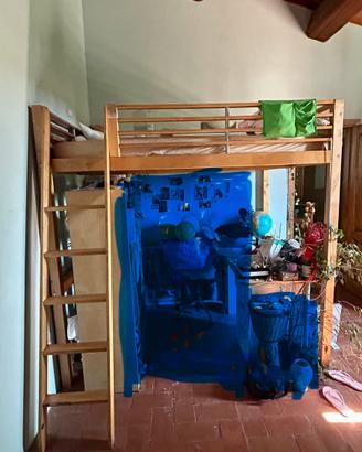 Letto a soppalco ikea 140cm