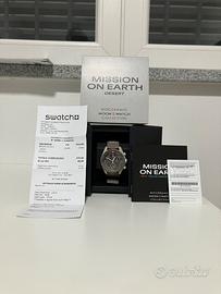 Swatch x Omega Mission on Earth Desert Moonswatch