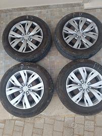 Cerchi in ferro+ copricerchi pegeut 208 12-19