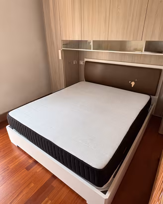 Letto matrimoniale contenitore + materasso 160×190