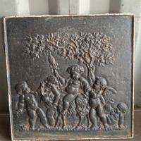 Piastra per camino in ghisa