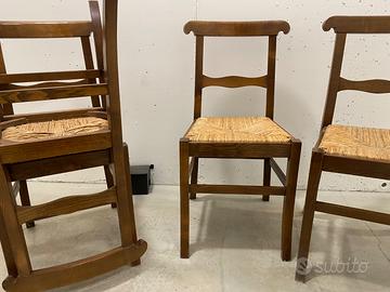 Sedie in legno