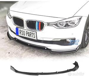 SPOILER LABBRO ANTERIORE BMW F30 F31 NERO LUCIDO