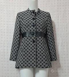 Spolverino cappotto donna made in italy grigio 