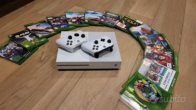xbox one s + 13 giochi e 2 controller