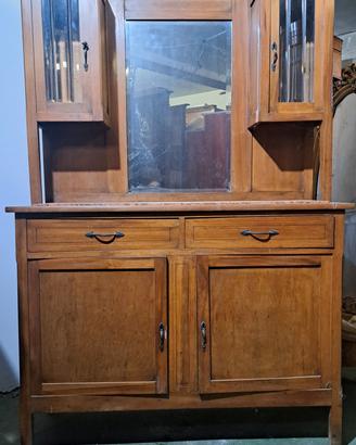 credenza liberty in ciliegio 