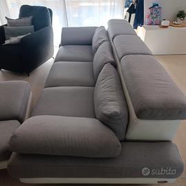 Divano Poltronesofà 3 posti + pouf 