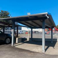 Carport tettoia in legno per auto