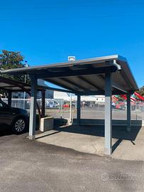 Carport tettoia in legno per auto