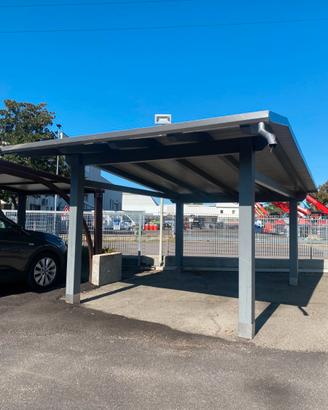Carport tettoia in legno per auto