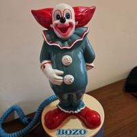 TELEFONO CLOWN BOZO VINTAGE TELEMANIA MODERNARIATO