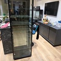 Loftscape vetrina Exhibit IV nero - vetro trasp.