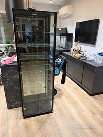 Loftscape vetrina Exhibit IV nero - vetro trasp.